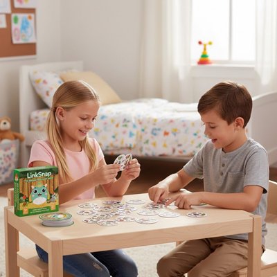 Deux enfants jouant aux Jeux de société enfant