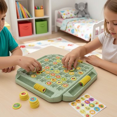 Enfants détournant pièces des Jeux de société enfant