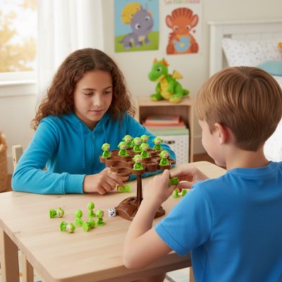 Enfants jouant aux Jeux de société enfant 