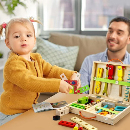 Jeu de construction fillette papa bricoleurs