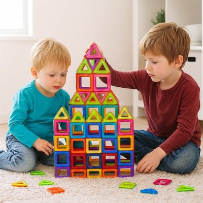 Jeu de construction magnétique | CreatiKids - Le Cosmos Des Bambins