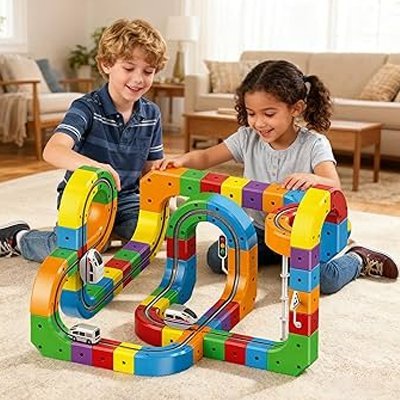 Jeu de construction magnétique | GénioCréatif - Le Cosmos Des Bambins