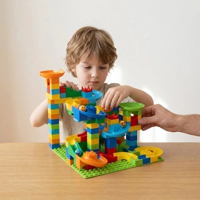 Jeux de construction circuits à billes| Éducatif et Créatif - Le Cosmos Des Bambins