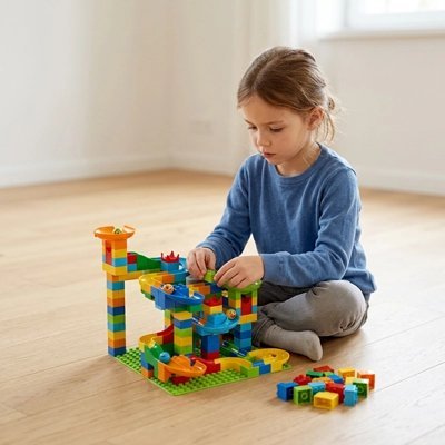 Jeux de construction circuits à billes| Éducatif et Créatif - Le Cosmos Des Bambins