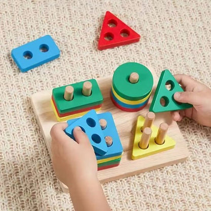 Jeux de construction en bois | Créatifs Évolutifs - Le Cosmos Des Bambins