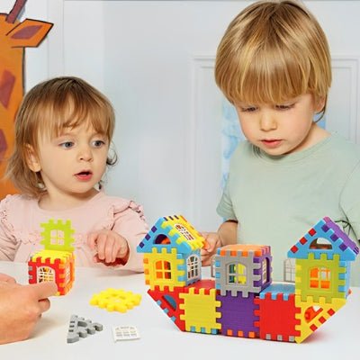 Jeux de construction maisons | Créatifs Intelligents - Le Cosmos Des Bambins