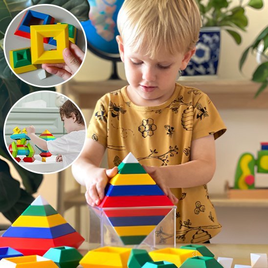 Jeux de Construction Pyramide | Créamotion - Le Cosmos Des Bambins