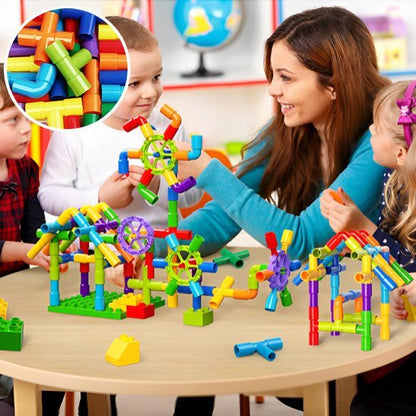 Jeux de construction tubulaire| Créatifs pour enfants - Le Cosmos Des Bambins