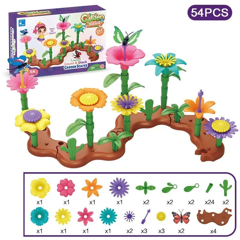 Jouets de Construction Jardin de Fleurs - Le Cosmos Des Bambins