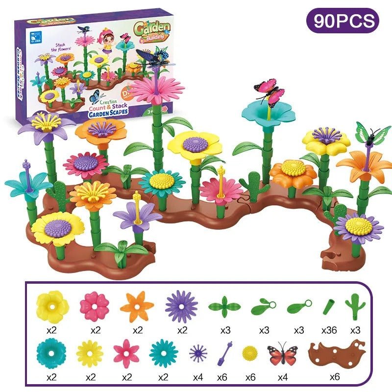 Jouets de Construction Jardin de Fleurs - Le Cosmos Des Bambins