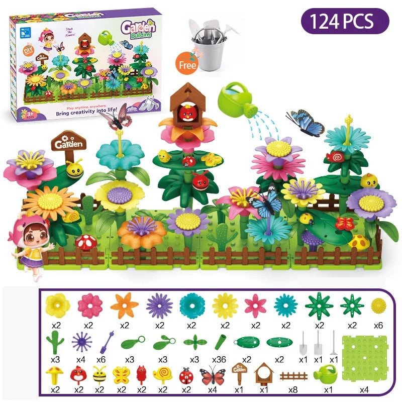 Jouets de Construction Jardin de Fleurs - Le Cosmos Des Bambins