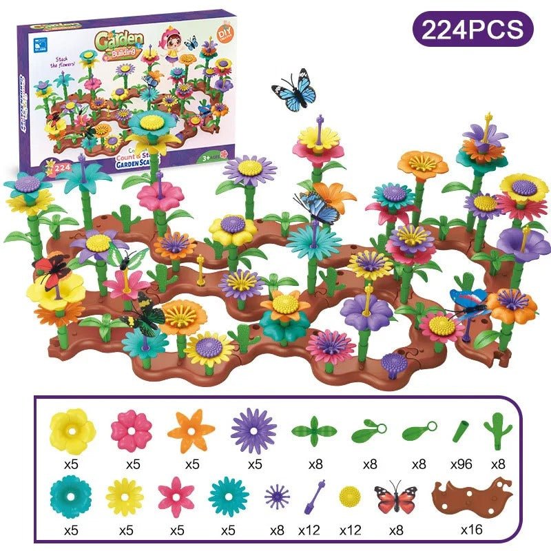 Jouets de Construction Jardin de Fleurs - Le Cosmos Des Bambins