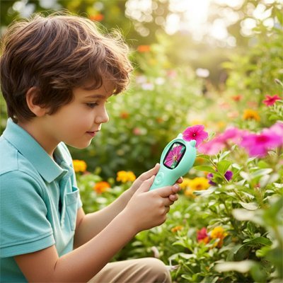 Microscope de Poche Portable | Grossissement x60 Ultra-Compact - Le Cosmos Des Bambins