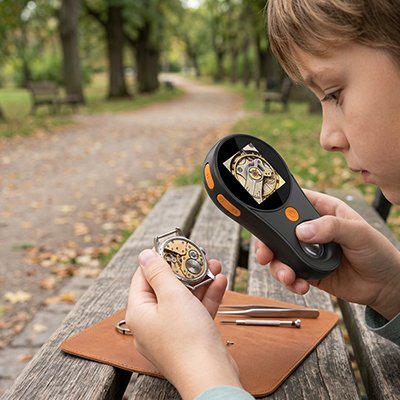 Microscope portable enfant | Éducatif - Le Cosmos Des Bambins
